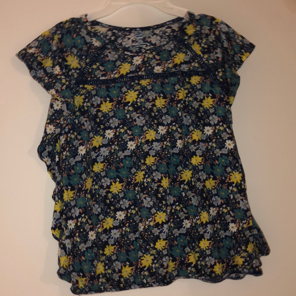 Flower designed shirt